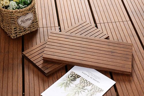 Outdoor Bamboo Decks In Jiaomei Natural Park